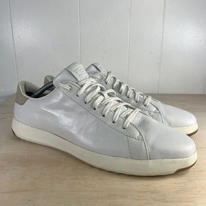 Cole Haan GrandoPro WhiteTennis Sneakers Lace Up C22584 Men's Size 12